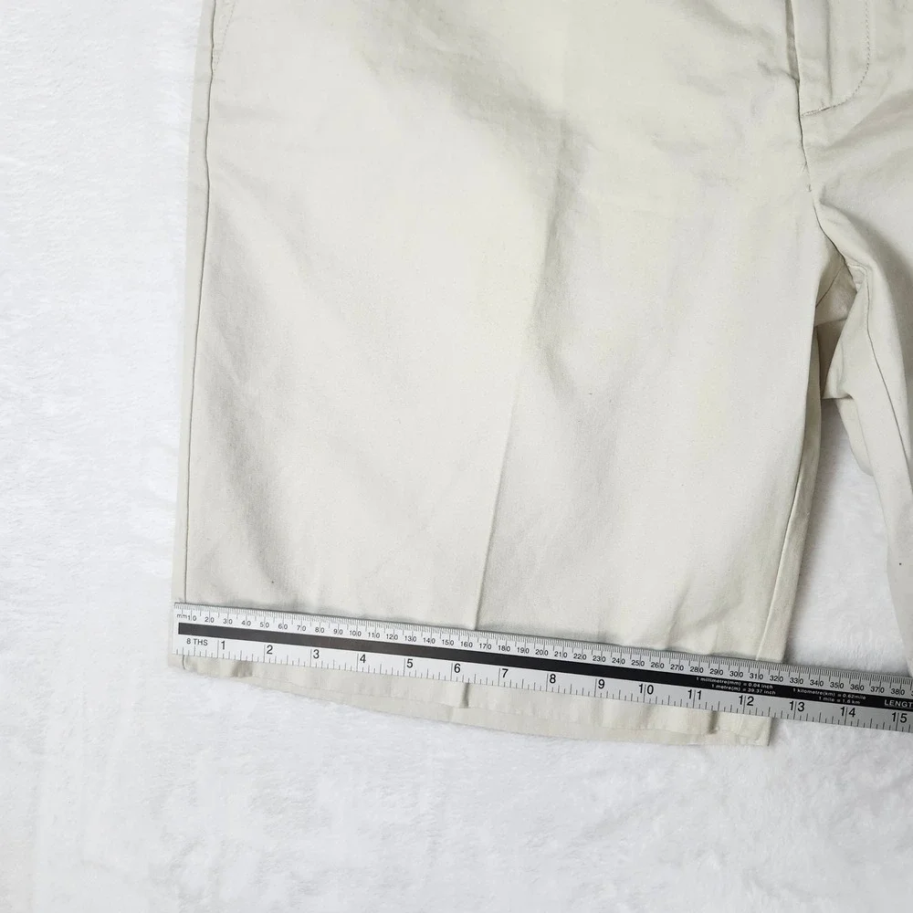 Alex Cannon Shorts Men 38 Stone New NWT Classics Flat Front‎ Cotton Blend